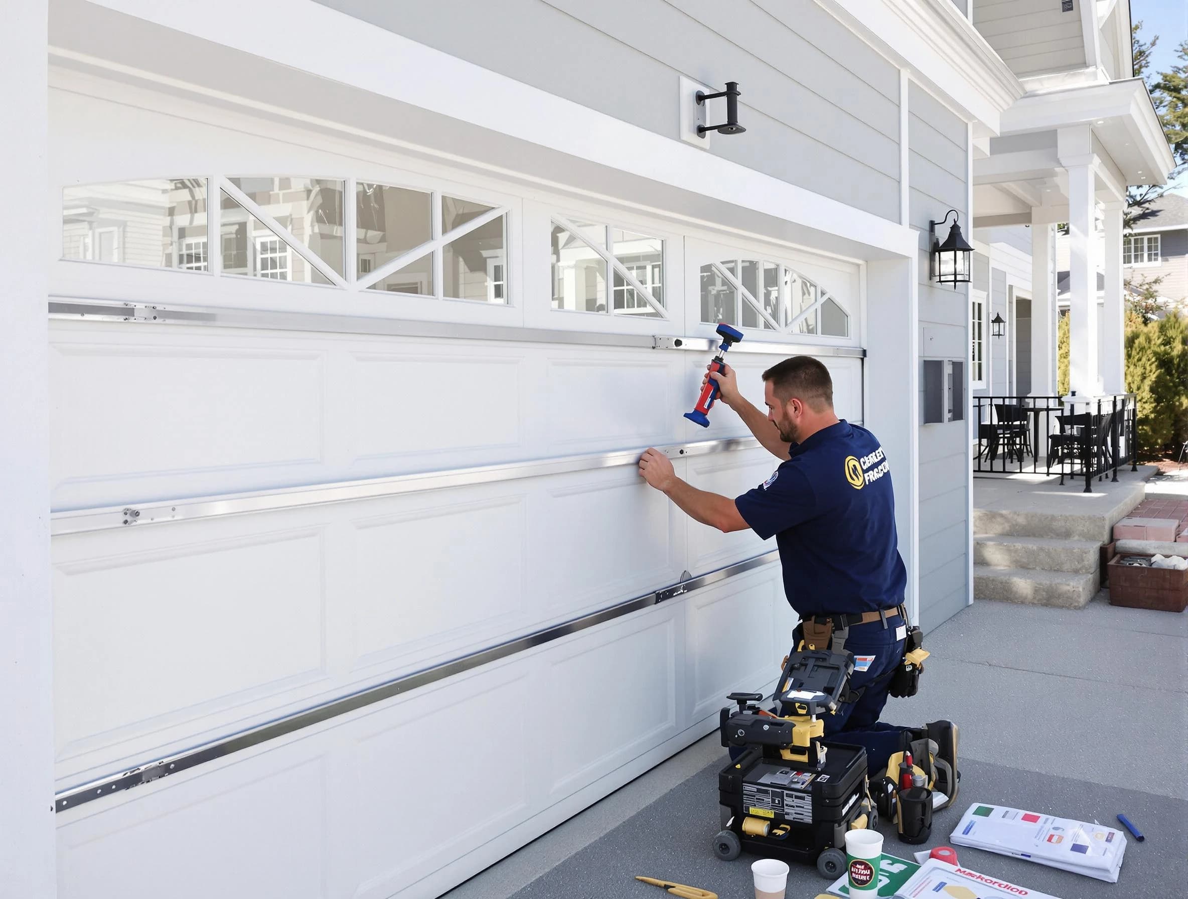 Professional garage door installation by Lowell Garage Door Repair in Lowell