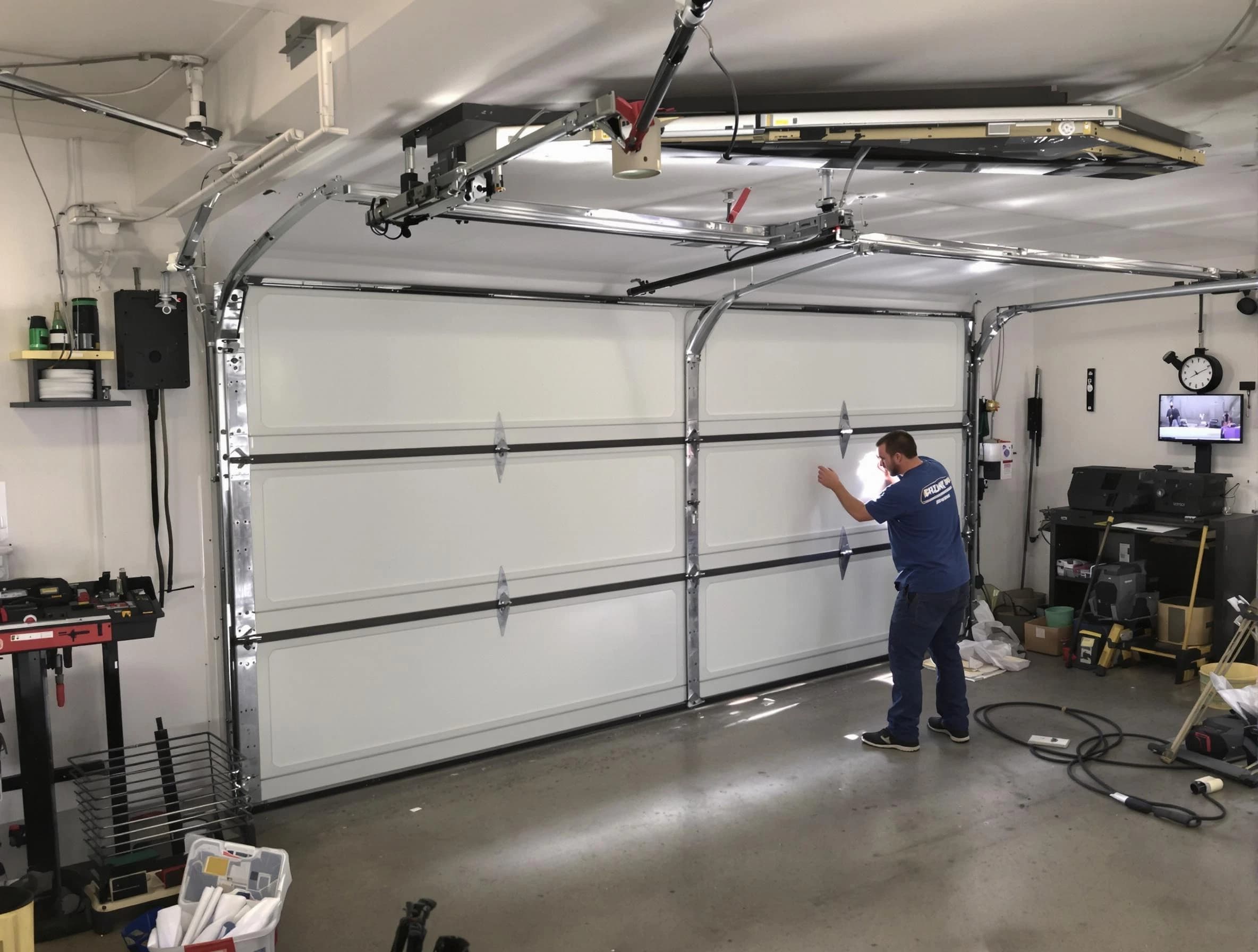 Professional garage door repair service by Lowell Garage Door Repair in Lowell