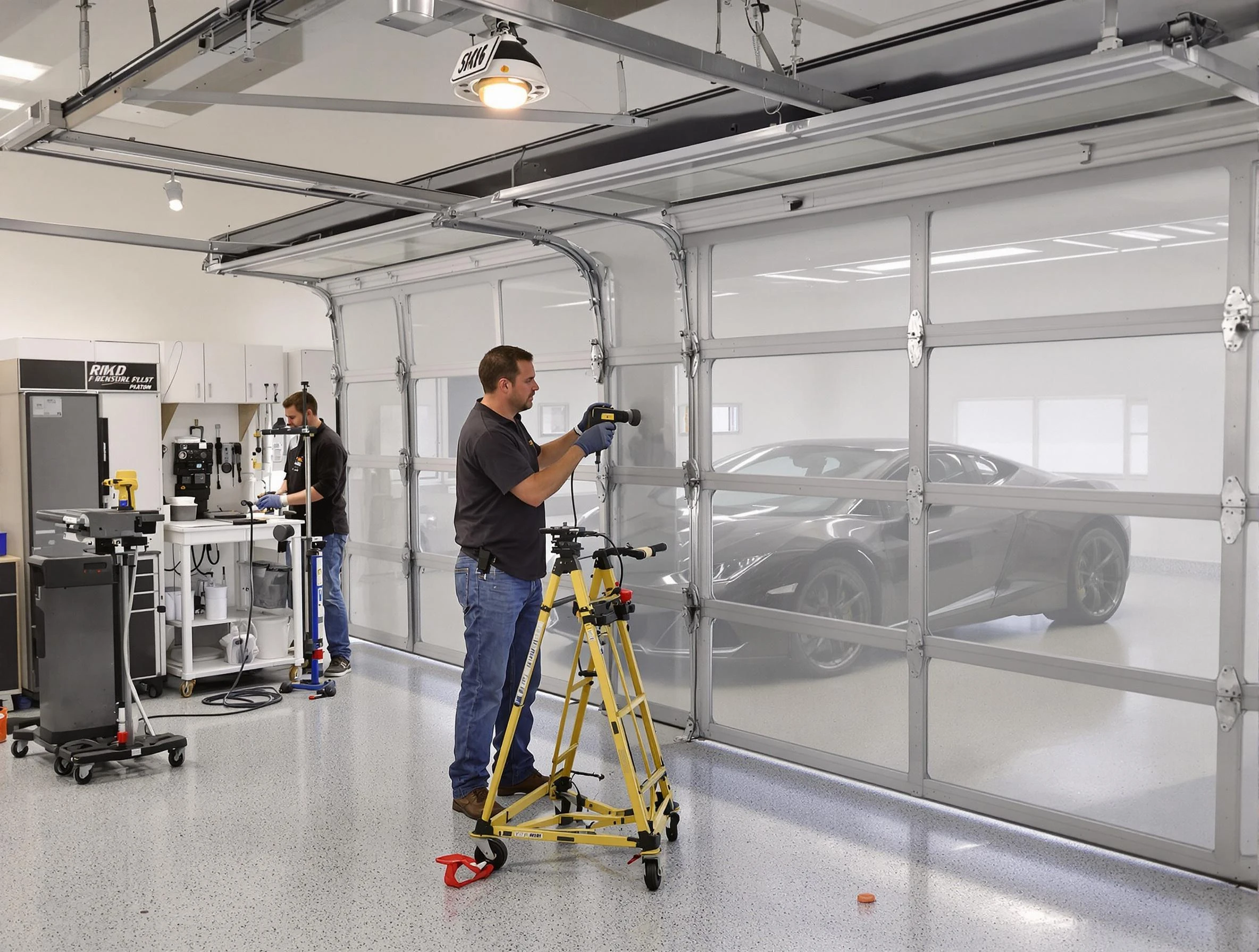 Garage Door Dents Repair in Lowell