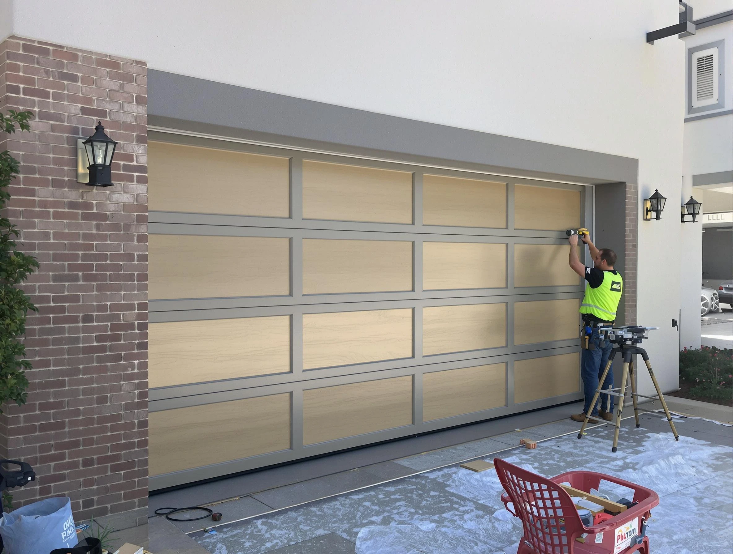 Garage door replacement service by Lowell Garage Door Repair in Lowell