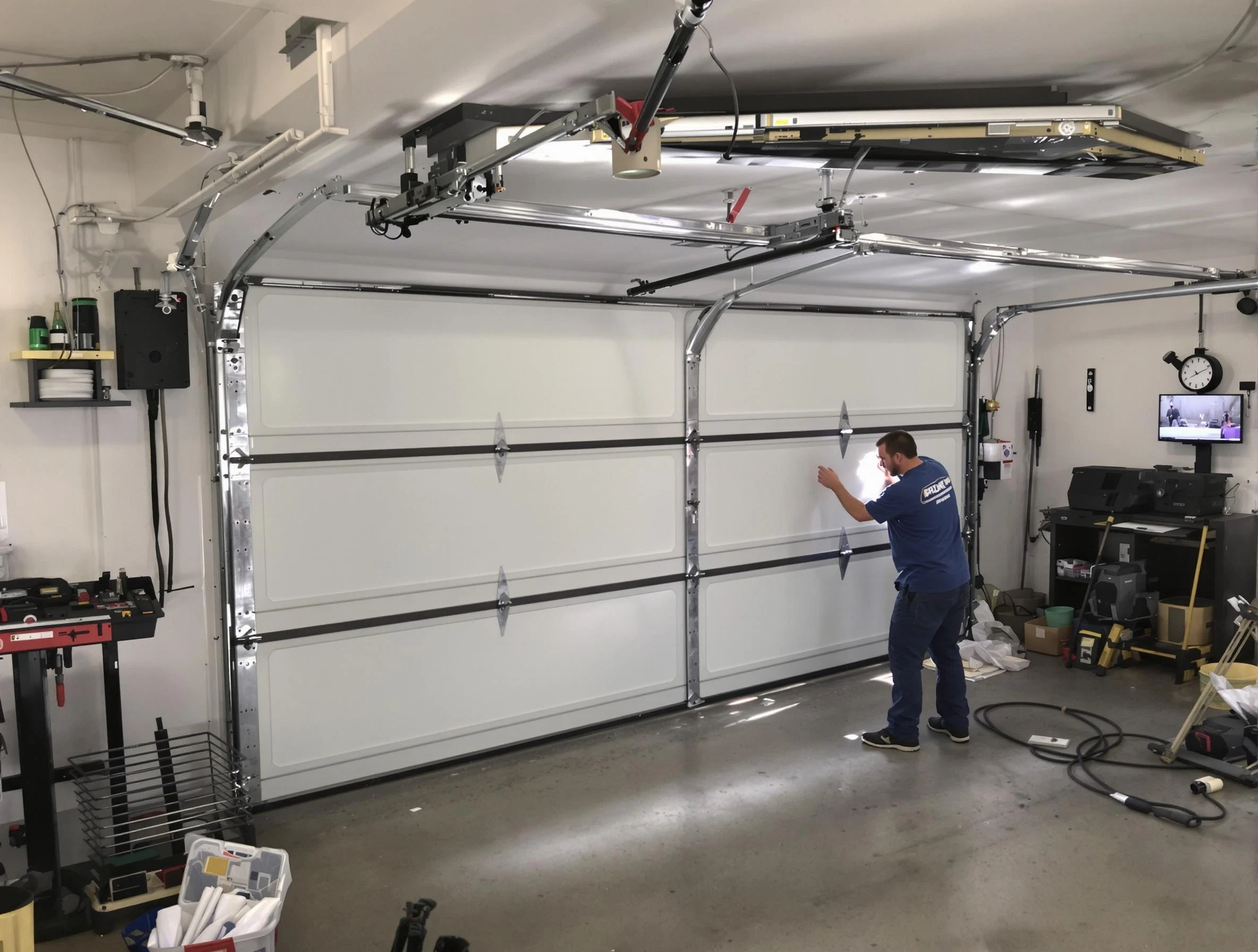Professional garage door repair service by Lowell Garage Door Repair in Lowell